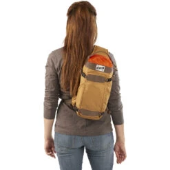 Kelty Spur 9L Sling Pack | Canyon Brown -Kelty Sales Store KL17 Spur CanyonBrown onbodyback1