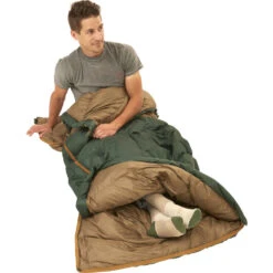 Kelty Galactic 30 Dridown Regular Sleeping Bag | Green/Brown -Kelty Sales Store KL18 GalacticReg Feature03