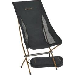 Kelty Linger High-Back Chair | Heathered Black/Ano Copper