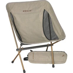 Kelty Linger Low-Back Chair | Heathered Tundra/Ano Copper