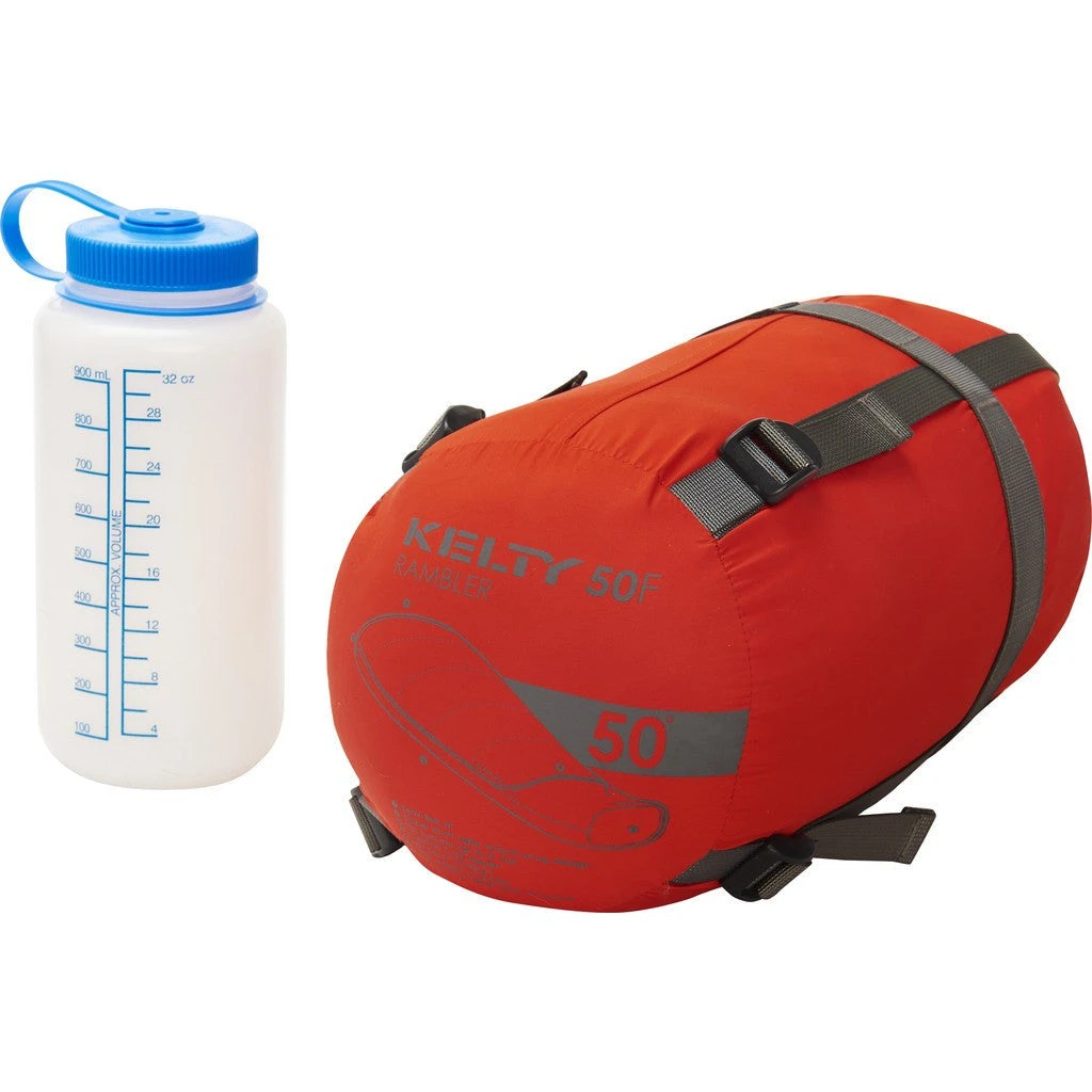 Kelty Rambler 50F Synthetic Sleeping Bag | Orange 4 Kelty Rambler 50F Synthetic Sleeping Bag | Orange - Image 4
