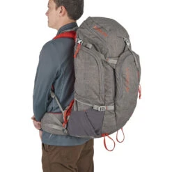 Kelty Redwing 50L Reserve Backpack | Gray -Kelty Sales Store Redwing50 reserve DarkShadow Onbody KL16