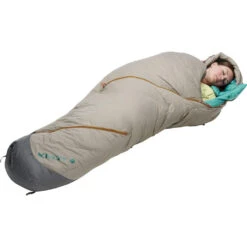 Kelty Sine 20F/EN 27F 800 Dridown Women's Sleeping Bag | Tan -Kelty Sales Store Sine 20W tan feature3 KL17