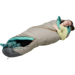 Kelty Sine 20F/EN 27F 800 Dridown Women's Sleeping Bag | Tan -Kelty Sales Store Sine 20W tan feature5 KL17