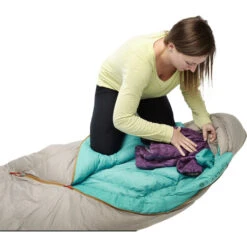 Kelty Sine 20F/EN 27F 800 Dridown Women's Sleeping Bag | Tan -Kelty Sales Store Sine 20W tan feature6 KL17