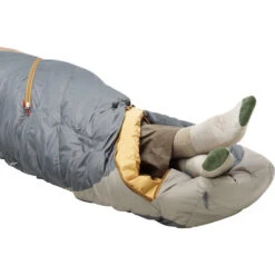 Kelty Sine 35F/EN 29F 800 Dridown Sleeping Bag | Gray -Kelty Sales Store Sine 35 castlerock feature2 KL17