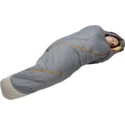 Kelty Sine 35F/EN 29F 800 Dridown Sleeping Bag | Gray -Kelty Sales Store Sine 35 castlerock feature6 KL17