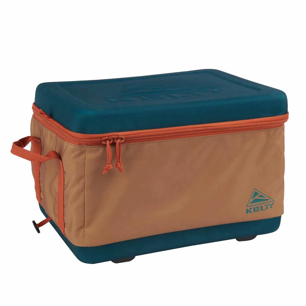 Kelty 28L Folding Cooler - Dull Gold/Deep Teal 1 Kelty 28L Folding Cooler - Dull Gold/Deep Teal