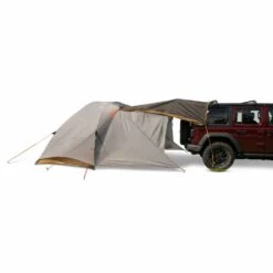 Kelty Caboose 4 Person Tailgate Tent - Smoke/Beluga/Dull Gold -Kelty Sales Store kelty caboose 4 person tailgate tent smoke beluga dull gold 12