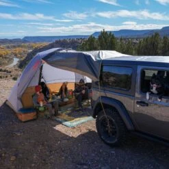 Kelty Caboose 4 Person Tailgate Tent - Smoke/Beluga/Dull Gold -Kelty Sales Store kelty caboose 4 person tailgate tent smoke beluga dull gold 13
