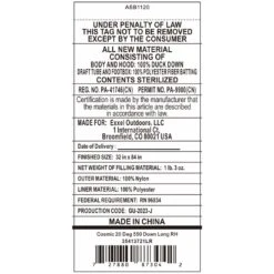 Kelty Cosmic 20 Deg 550 Down Sleeping Bag, Long Size, Right-Hand 11 Kelty Cosmic 20 Deg 550 Down Sleeping Bag, Long Size, Right-Hand -Kelty Sales Store kelty cosmic 20 deg 550 down sleeping bag long size right hand 130