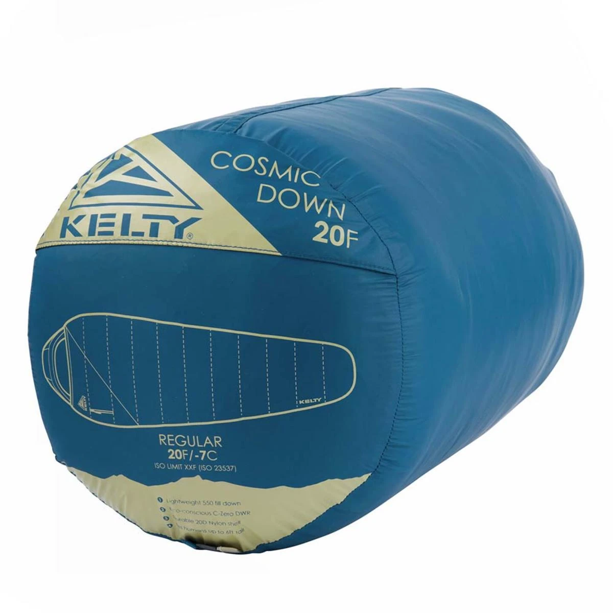 Kelty Cosmic 20 Deg 550 Down Sleeping Bag, Short Size, Right-Hand 5 Kelty Cosmic 20 Deg 550 Down Sleeping Bag, Short Size, Right-Hand - Image 5