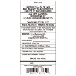 Kelty Galactic Down Blanket -Kelty Sales Store kelty galactic down blanket 139