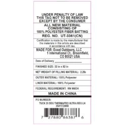 Kelty Tuck 20 Deg Thermapro Ultra Sleeping Bag, Regular Size, Left-Hand -Kelty Sales Store kelty tuck 20 deg thermapro ultra sleeping bag regular size left hand 133