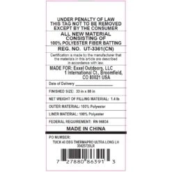 Kelty Tuck 40 Deg Thermapro Ultra Sleeping Bag, Long Size, Left-Hand 11 Kelty Tuck 40 Deg Thermapro Ultra Sleeping Bag, Long Size, Left-Hand -Kelty Sales Store kelty tuck 40 deg thermapro ultra sleeping bag long size left hand 133