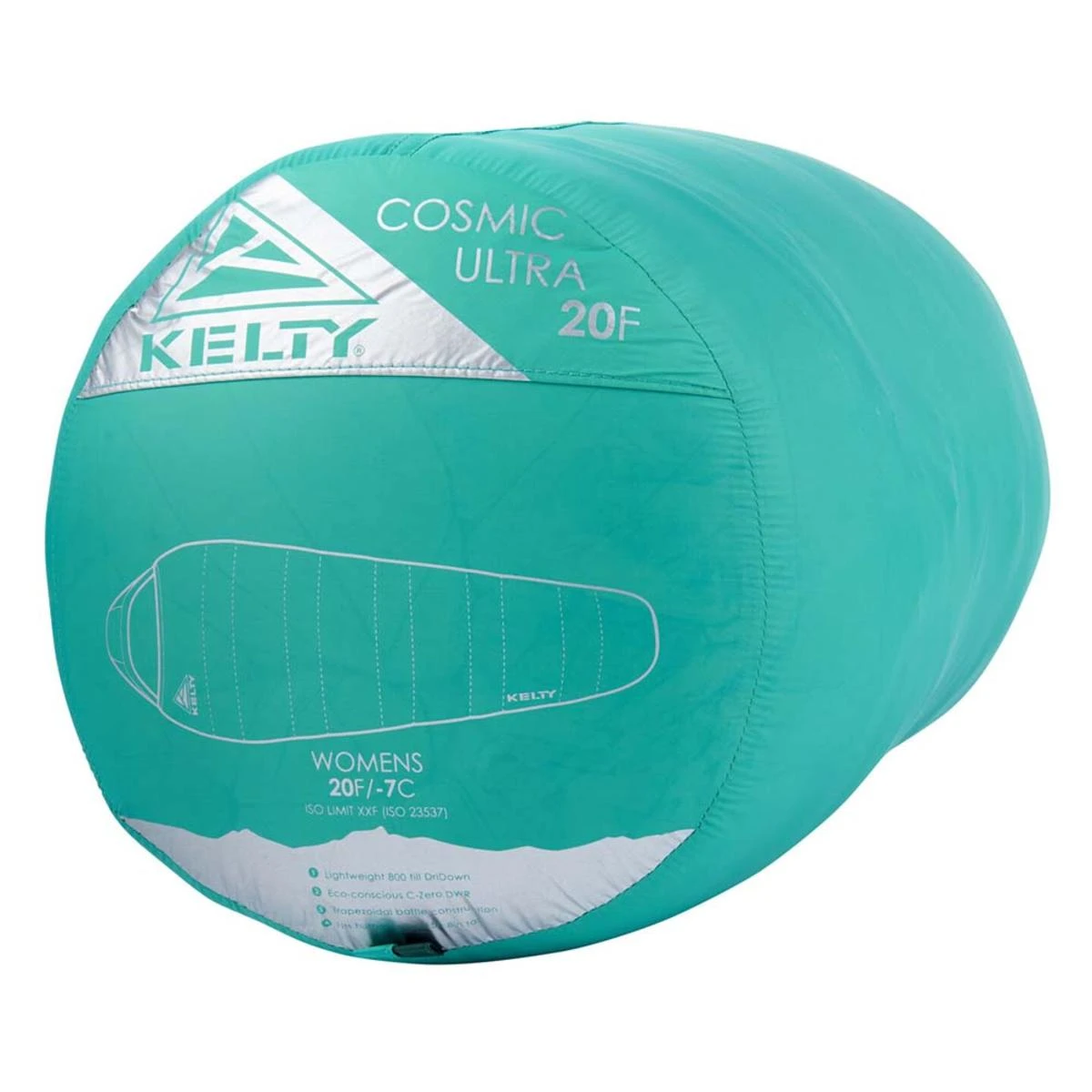 Kelty Womens Cosmic Ultra 20 Deg 800 DriDown Sleeping Bag, Regular Size, Right-Hand 3 Kelty Womens Cosmic Ultra 20 Deg 800 DriDown Sleeping Bag, Regular Size, Right-Hand - Image 3