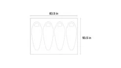 Kelty Rumpus 4P Footprint -Kelty Sales Store opplanet kelty rumpus footprint navy 4 people 47823321 av 2